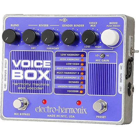 electro-harmonix voice box stores|vocal delay pedal.